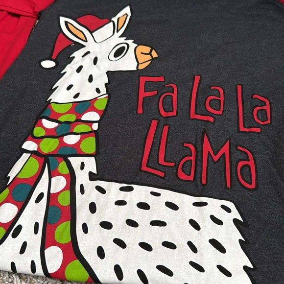 LAZY One Pajamas Christmas llama night gown - Picture 1 of 5